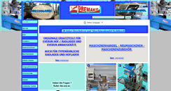 Desktop Screenshot of dremakomaschinen.de